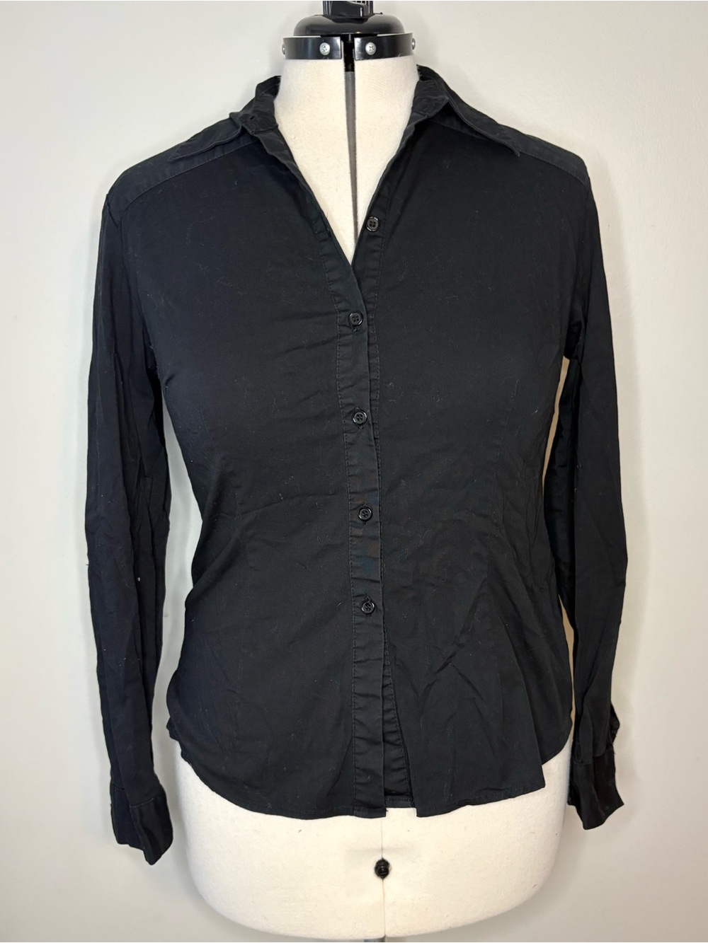 Spenser Jeremy Black Button-Down Women's Shirt